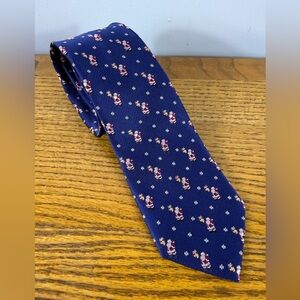 Knotty & Nice Mens Neck Tie Santa Claus‎ Blue Red Christmas Holiday Festive